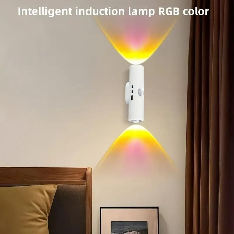Up & Down Lit Hill Shape Sensor LED Wall Lights
