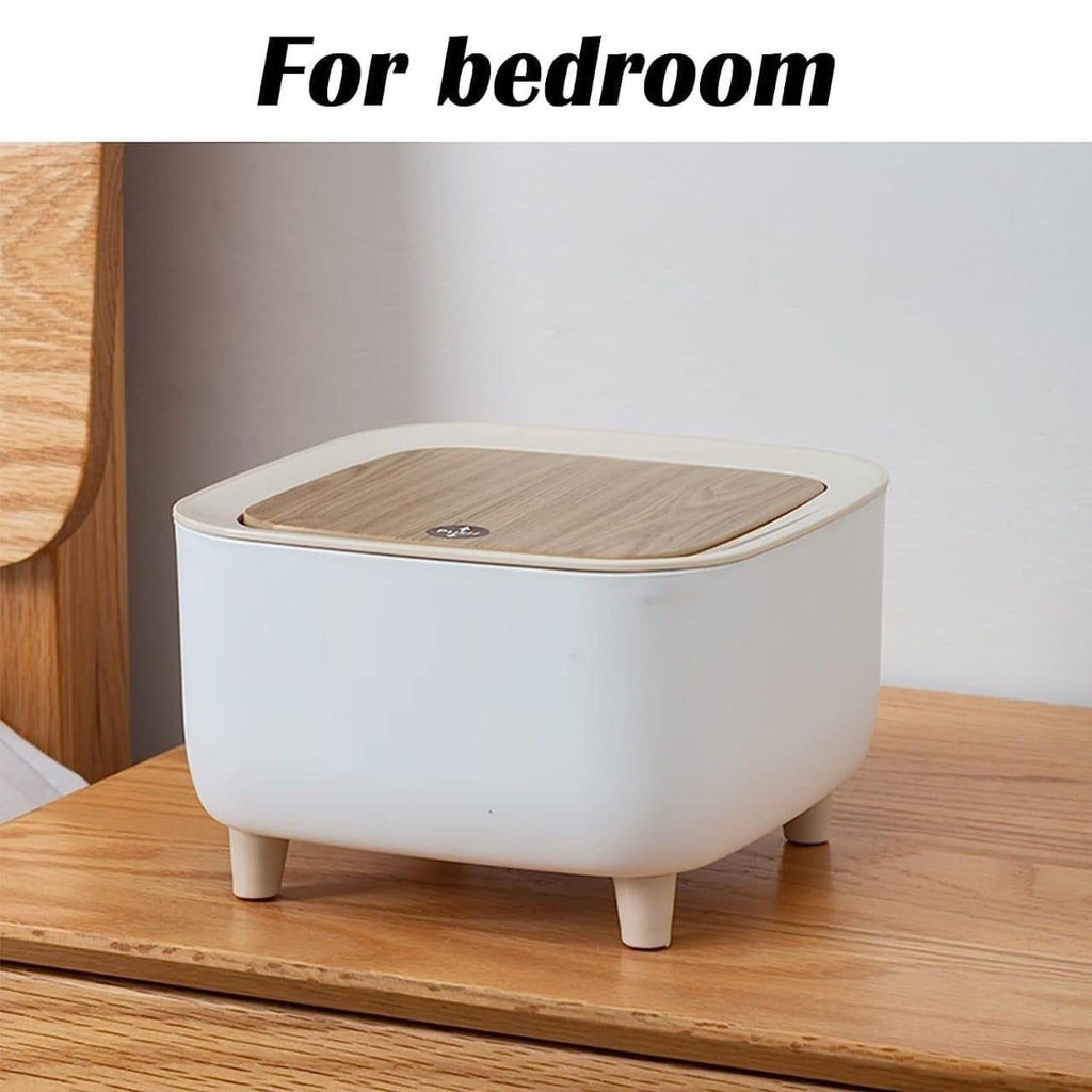 Classy Desktop Push Button Trash Bin